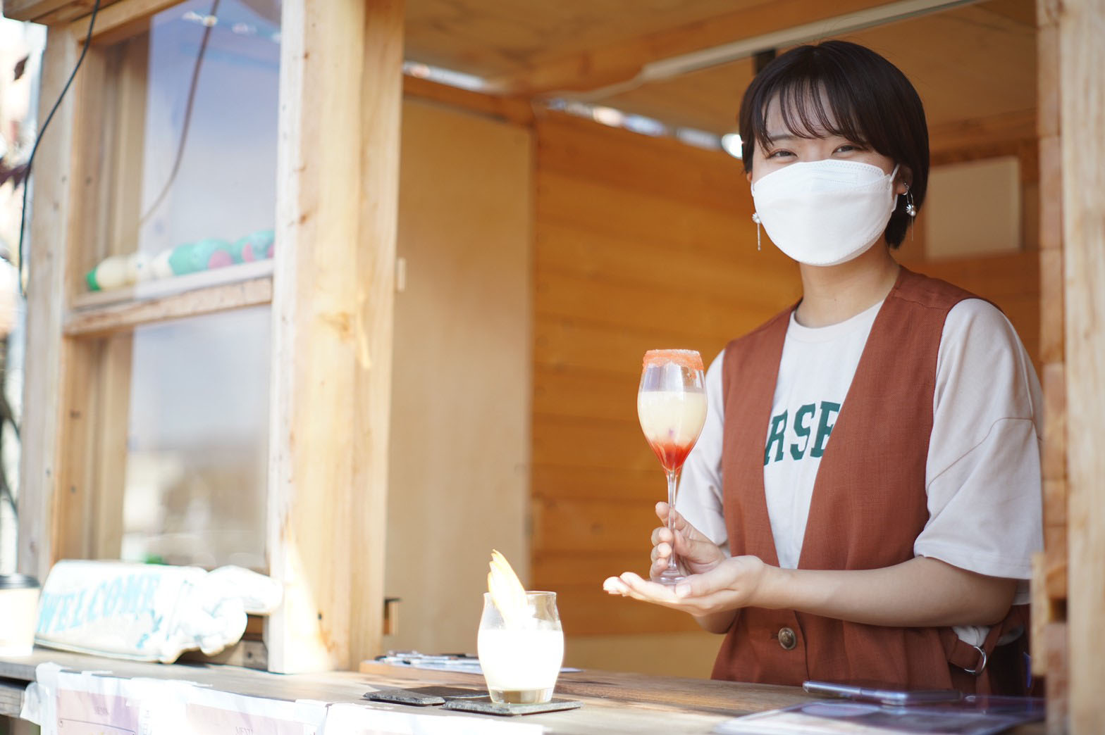 camping BOSCO「日本酒カクテル」